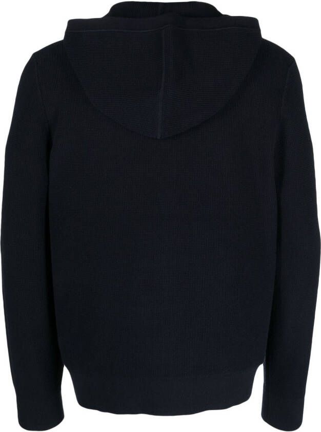Theory Hoodie met rits Blauw