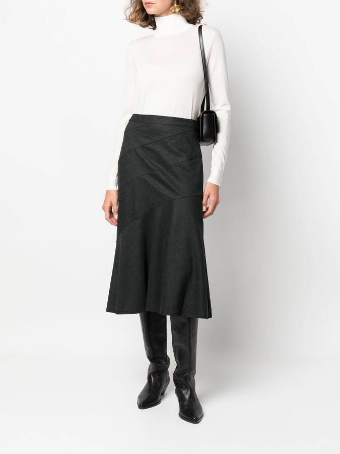 Theory Ribgebreide coltrui Beige