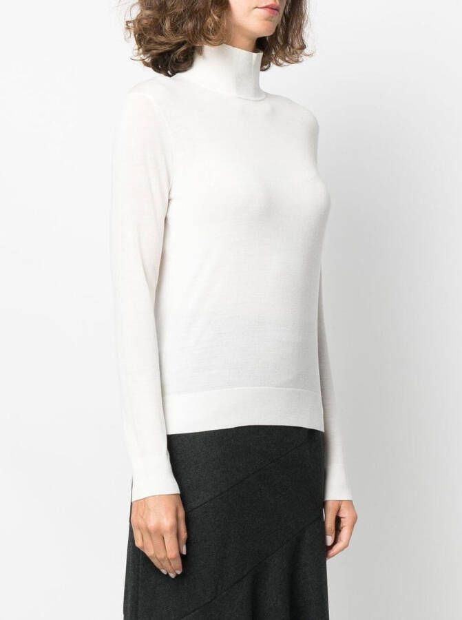 Theory Ribgebreide coltrui Beige