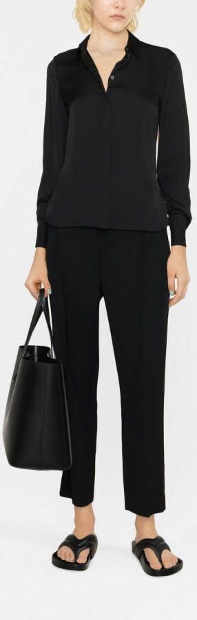 Theory Zijden blouse Zwart