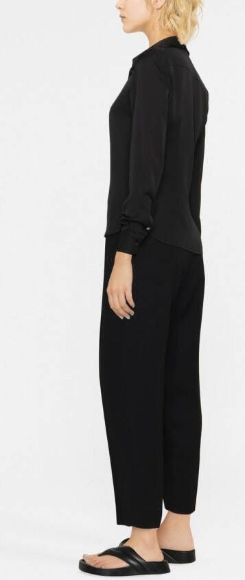 Theory Zijden blouse Zwart