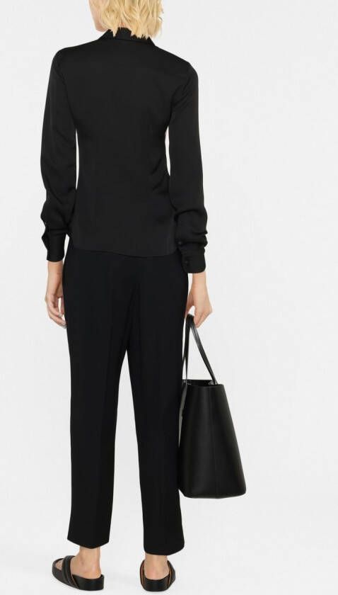 Theory Zijden blouse Zwart
