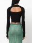 There Was One Cropped top Zwart - Thumbnail 4