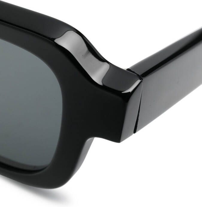 Thierry Lasry Flexxxy zonnebril met rechthoekig montuur Zwart
