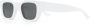 Thierry Lasry Foxxxy zonnebril met vierkant montuur Wit - Thumbnail 2