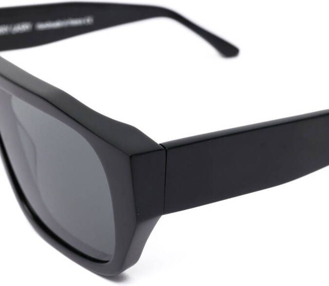 Thierry Lasry Klassy zonnebril met vierkant montuur Zwart