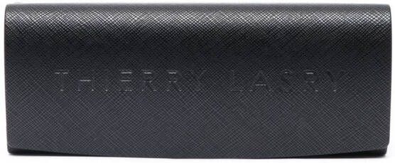 Thierry Lasry Klassy zonnebril met vierkant montuur Zwart