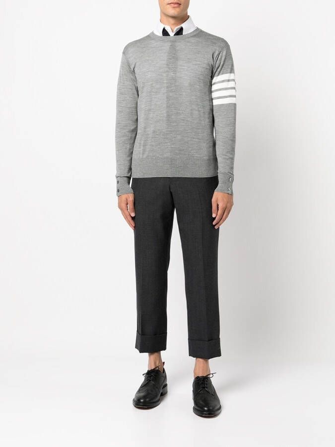 Thom Browne Trui met ronde hals Grijs