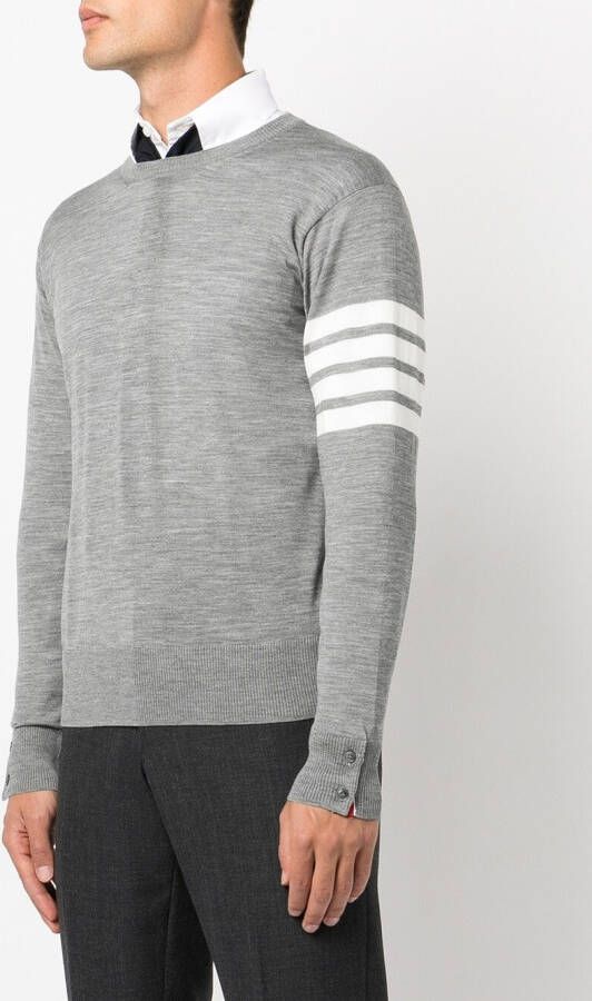 Thom Browne Trui met ronde hals Grijs