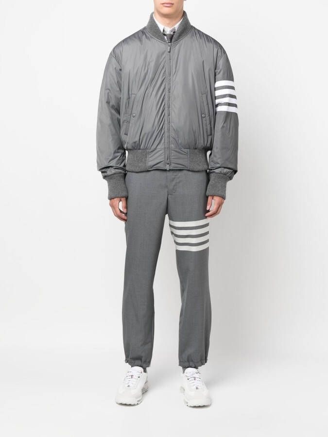 Thom Browne Broek met elastische cuffs Grijs