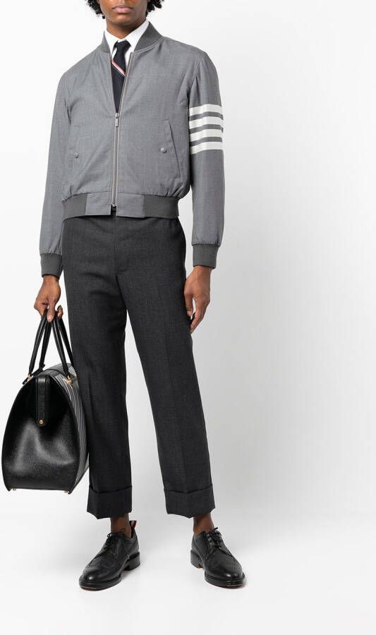 Thom Browne Gebreid jack Grijs