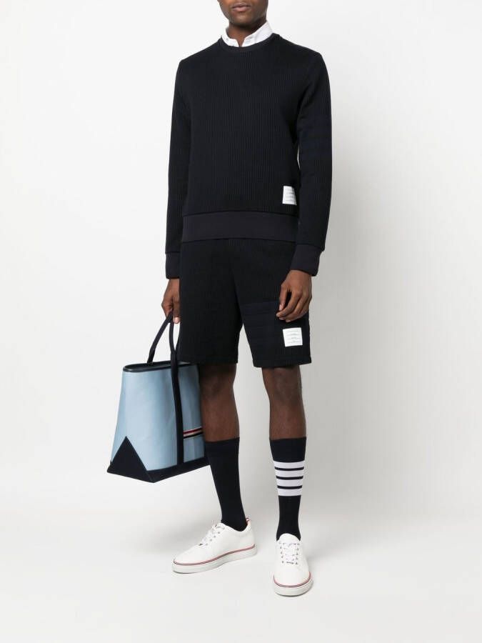 Thom Browne Sweater met 4 strepen Blauw