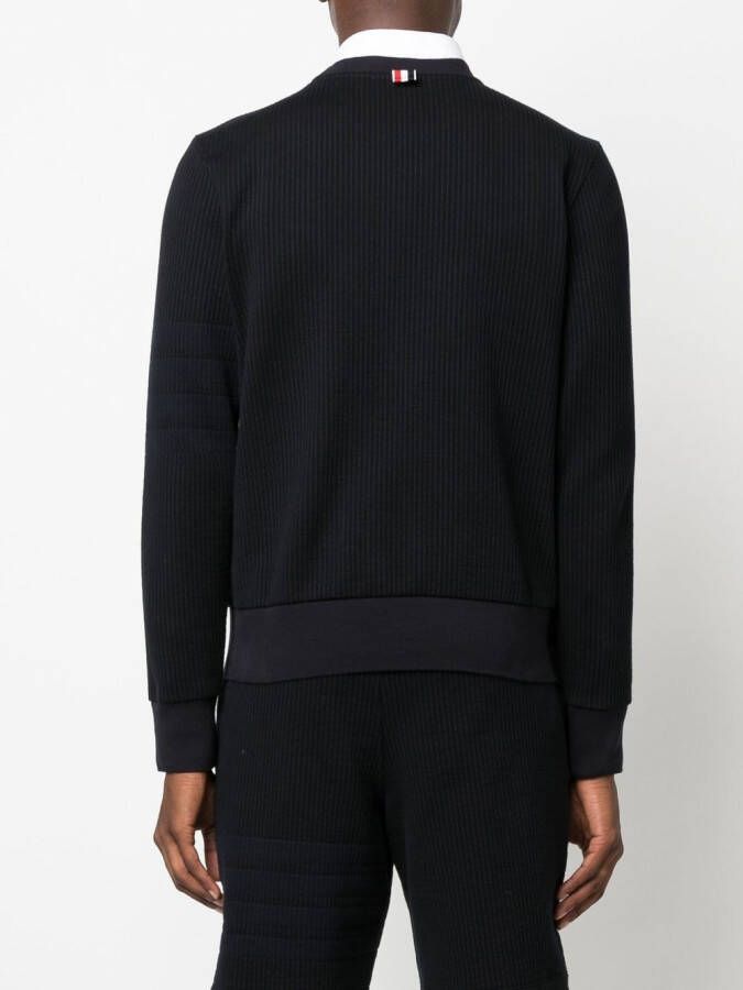 Thom Browne Sweater met 4 strepen Blauw