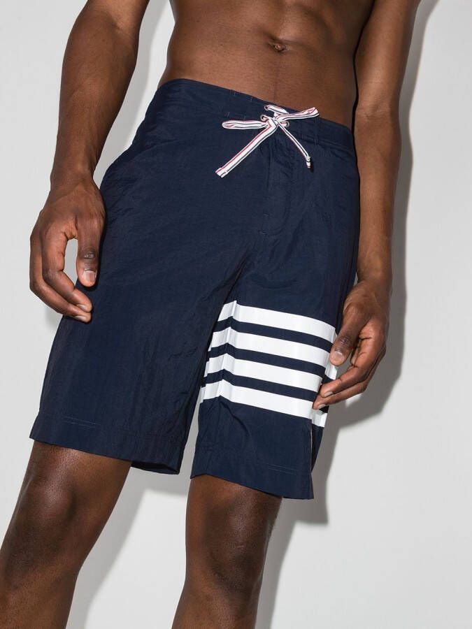 Thom Browne 4 Bar shorts Blauw