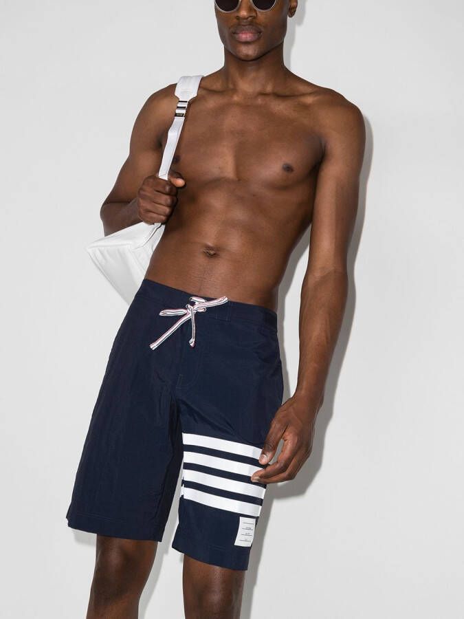 Thom Browne 4 Bar shorts Blauw