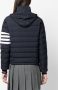 Thom Browne Ski-jack met trechterhals Blauw - Thumbnail 4
