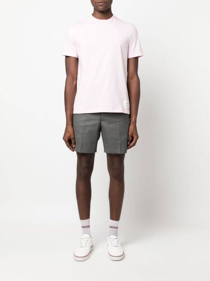 Thom Browne T-shirt met print Roze