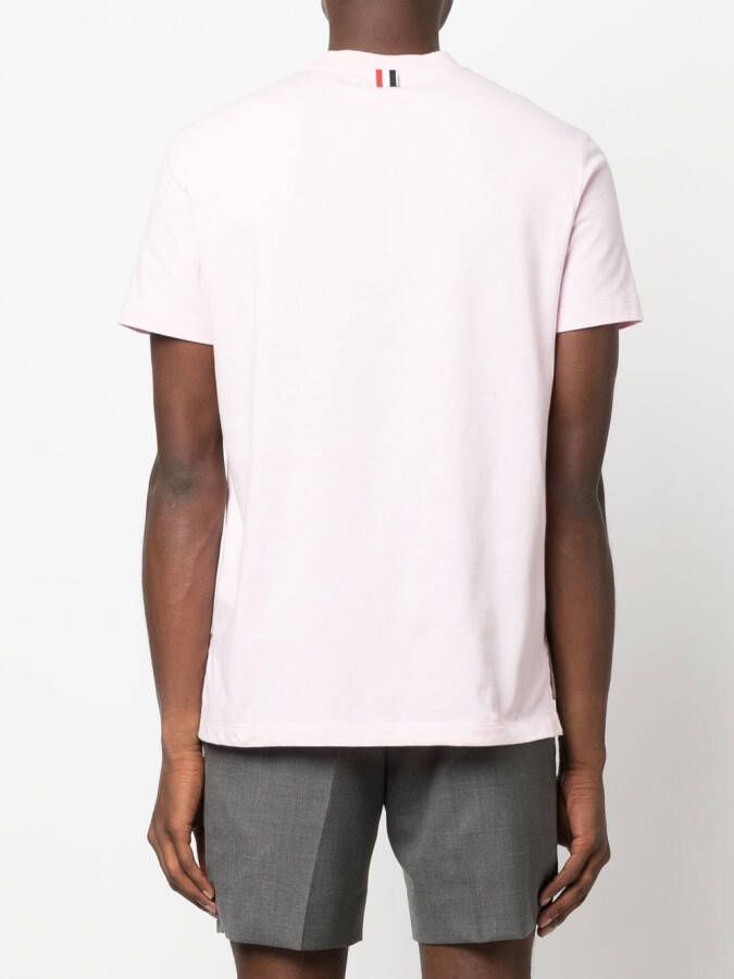Thom Browne T-shirt met print Roze