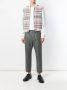 Thom Browne backstrap cropped getailleerde broek Grijs - Thumbnail 2