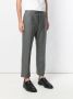 Thom Browne backstrap cropped getailleerde broek Grijs - Thumbnail 3