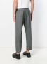 Thom Browne backstrap cropped getailleerde broek Grijs - Thumbnail 4