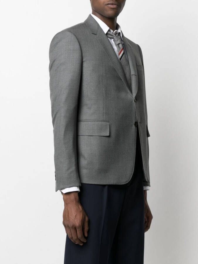 Thom Browne Blazer met cropped mouwen Grijs