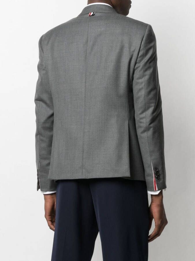 Thom Browne Blazer met cropped mouwen Grijs