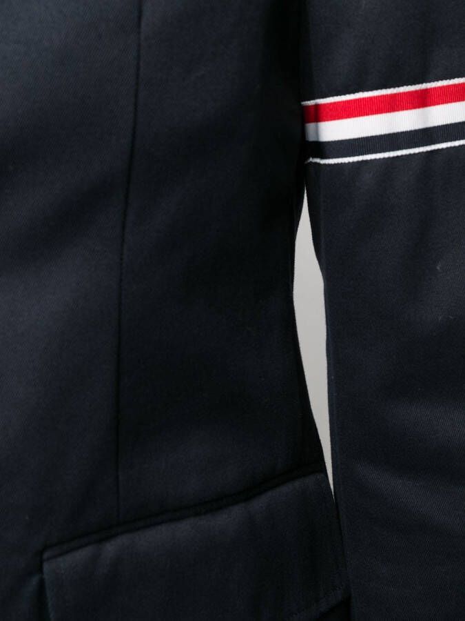 Thom Browne Blazer met detail Blauw