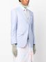 Thom Browne Blazer met enkele rij knopen Blauw - Thumbnail 3