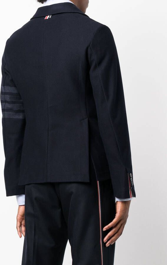 Thom Browne Blazer met enkele rij knopen Blauw