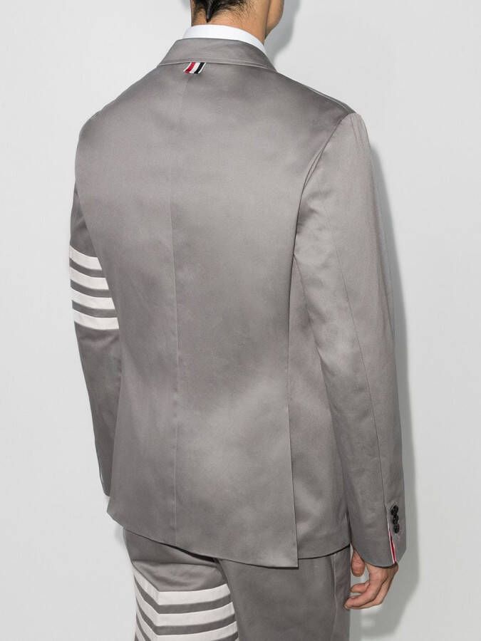 Thom Browne Blazer met enkele rij knopen Grijs