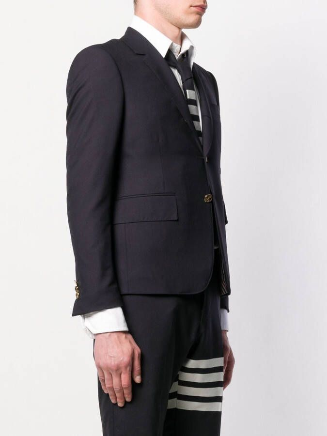 Thom Browne 4-Bar wollen blazer Blauw