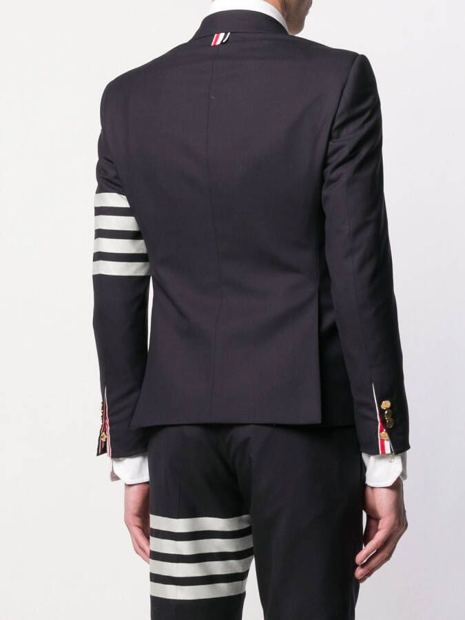 Thom Browne 4-Bar wollen blazer Blauw