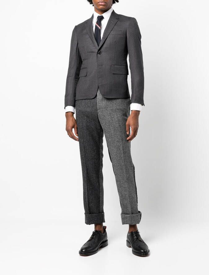 Thom Browne Blazer met hoge mouwen Grijs