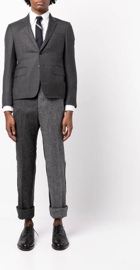Thom Browne Blazer met hoge mouwen Grijs