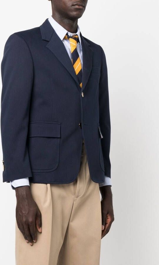 Thom Browne Blazer met RWB-streep Blauw
