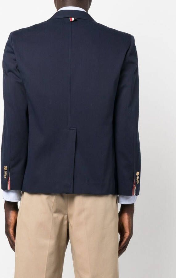 Thom Browne Blazer met RWB-streep Blauw