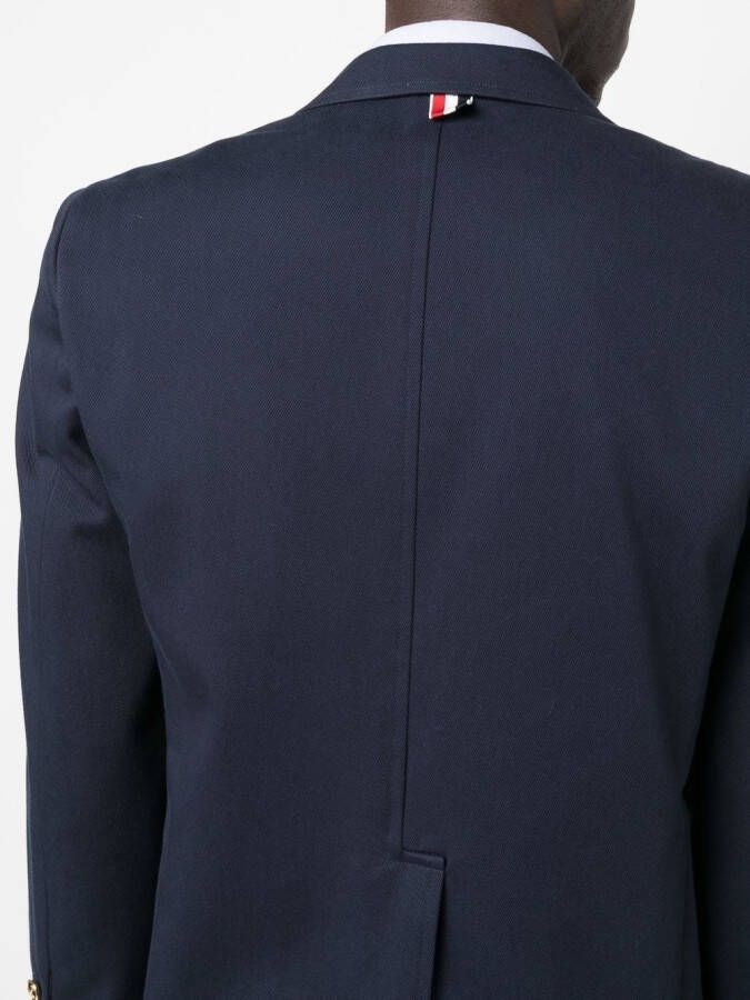 Thom Browne Blazer met RWB-streep Blauw