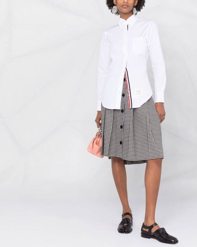 Thom Browne Blouse met logopatch Wit