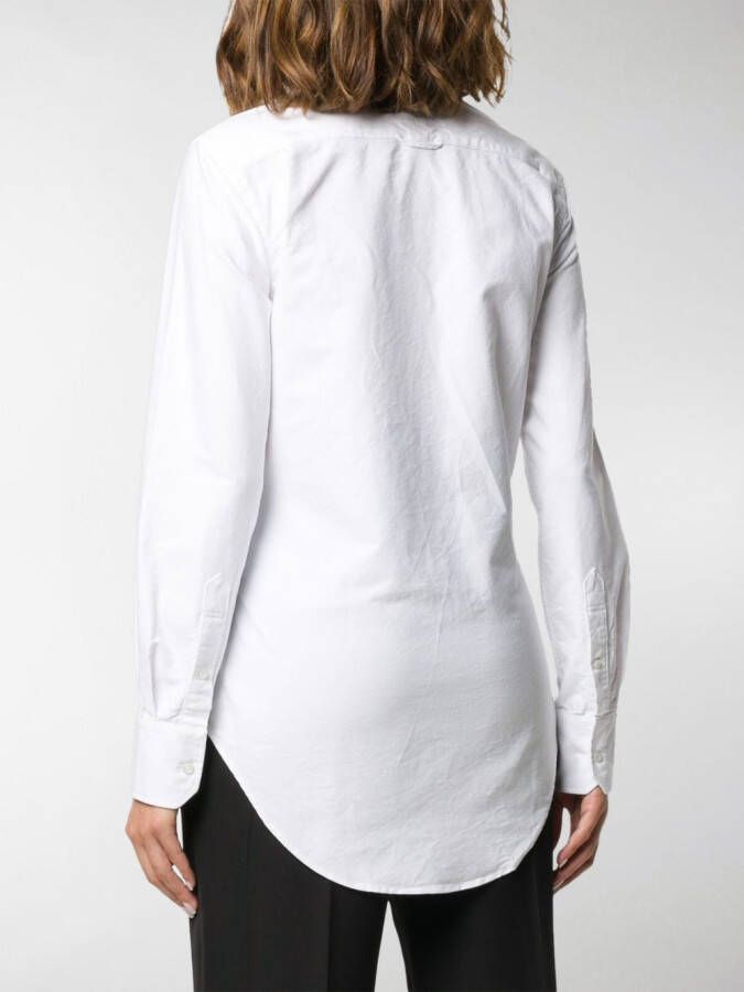 Thom Browne Blouse met logopatch Wit