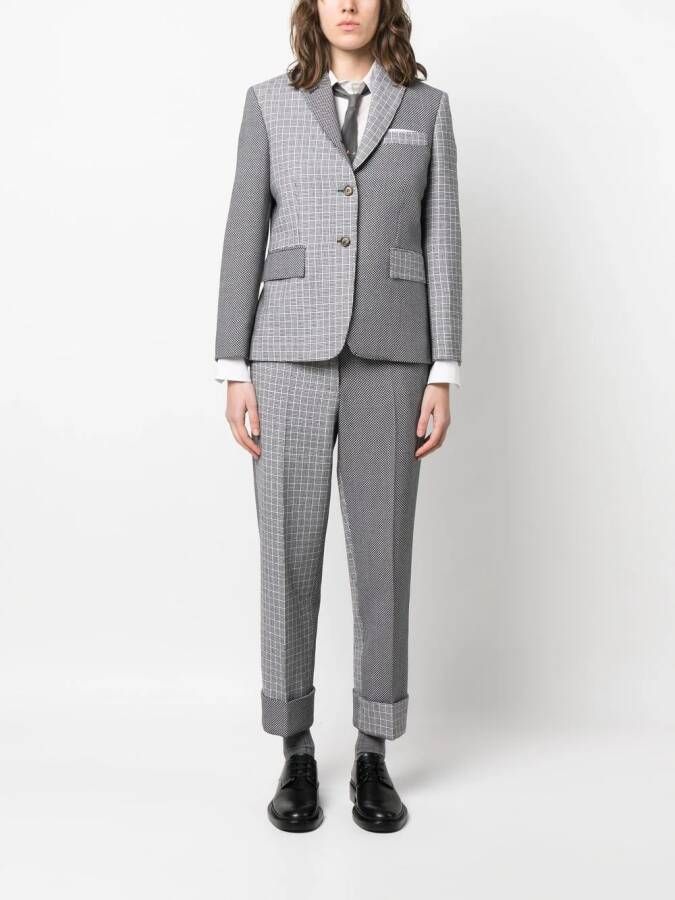 Thom Browne Blouse met ronde kraag Wit