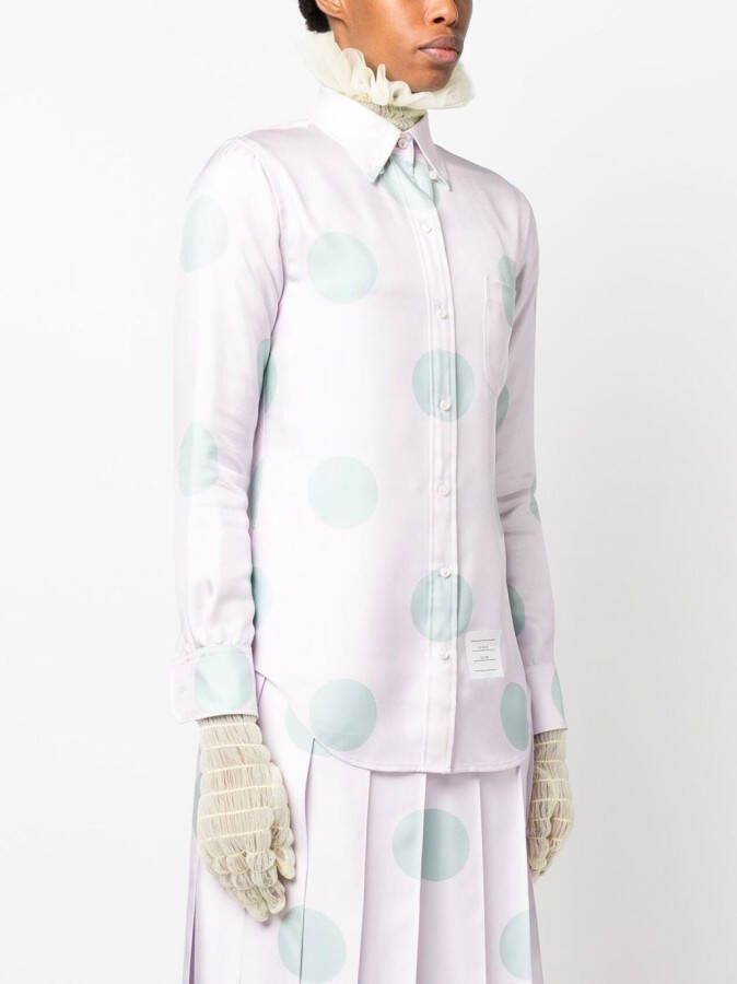 Thom Browne Blouse met stippen Roze