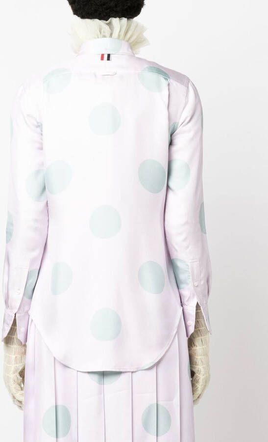 Thom Browne Blouse met stippen Roze
