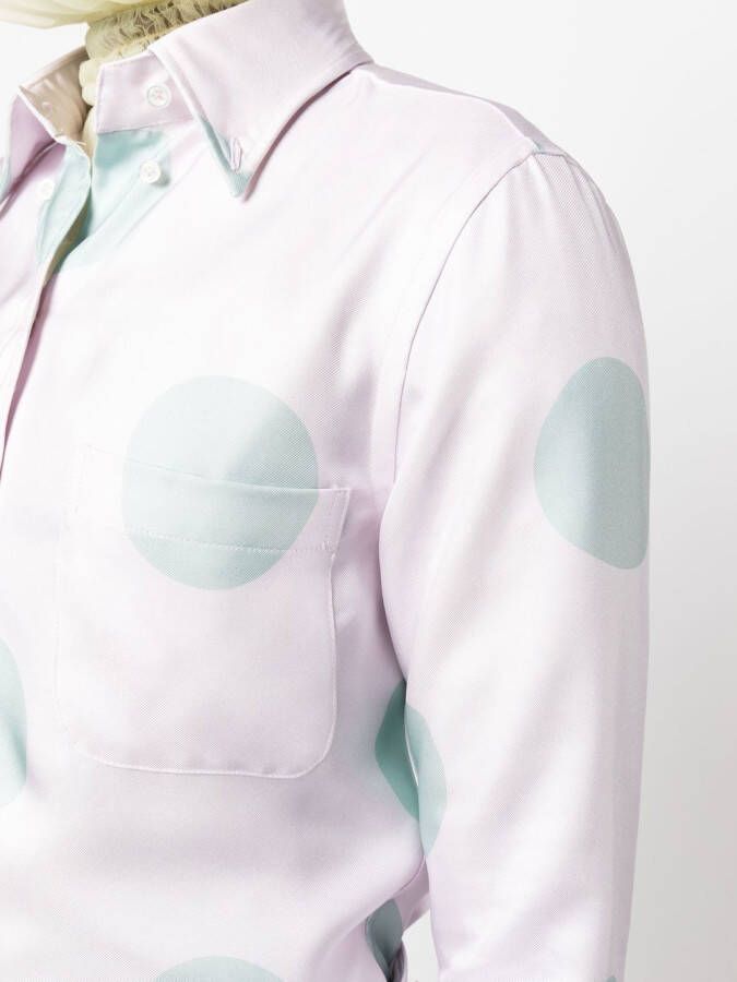 Thom Browne Blouse met stippen Roze