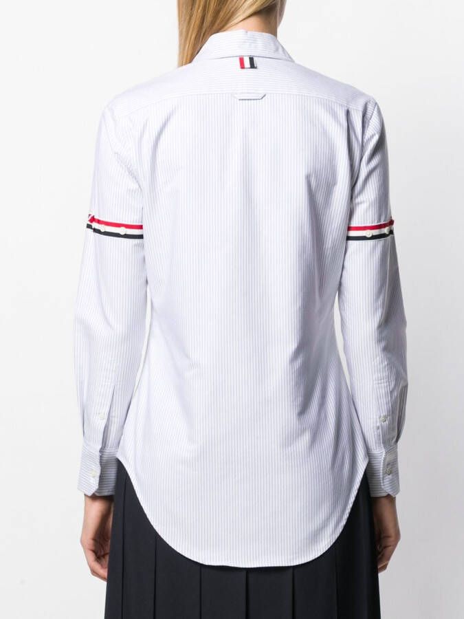 Thom Browne Blouse met streep Grijs