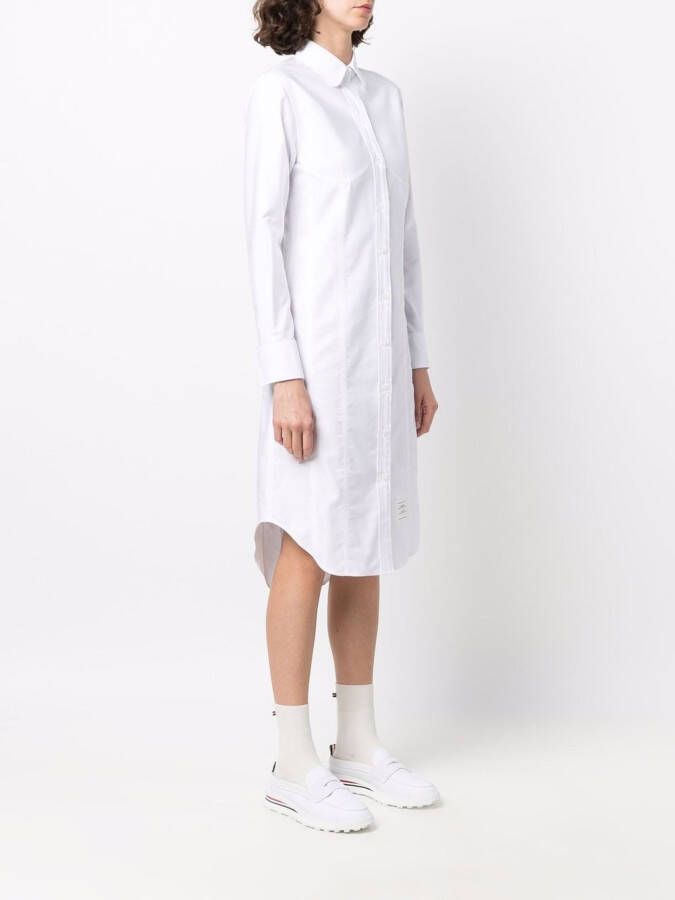 Thom Browne Blousejurk met logopatch Wit