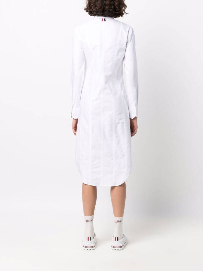 Thom Browne Blousejurk met logopatch Wit