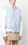 Thom Browne Bomberjack met vier strepen Blauw - Thumbnail 3