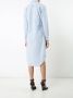 Thom Browne Button Down Knee Length Shirt Dress with Grosgrain Placket Blauw - Thumbnail 4