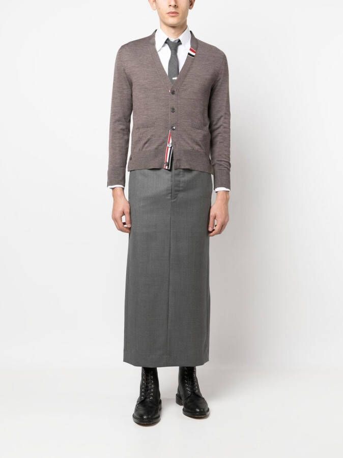 Thom Browne Button-up vest Bruin